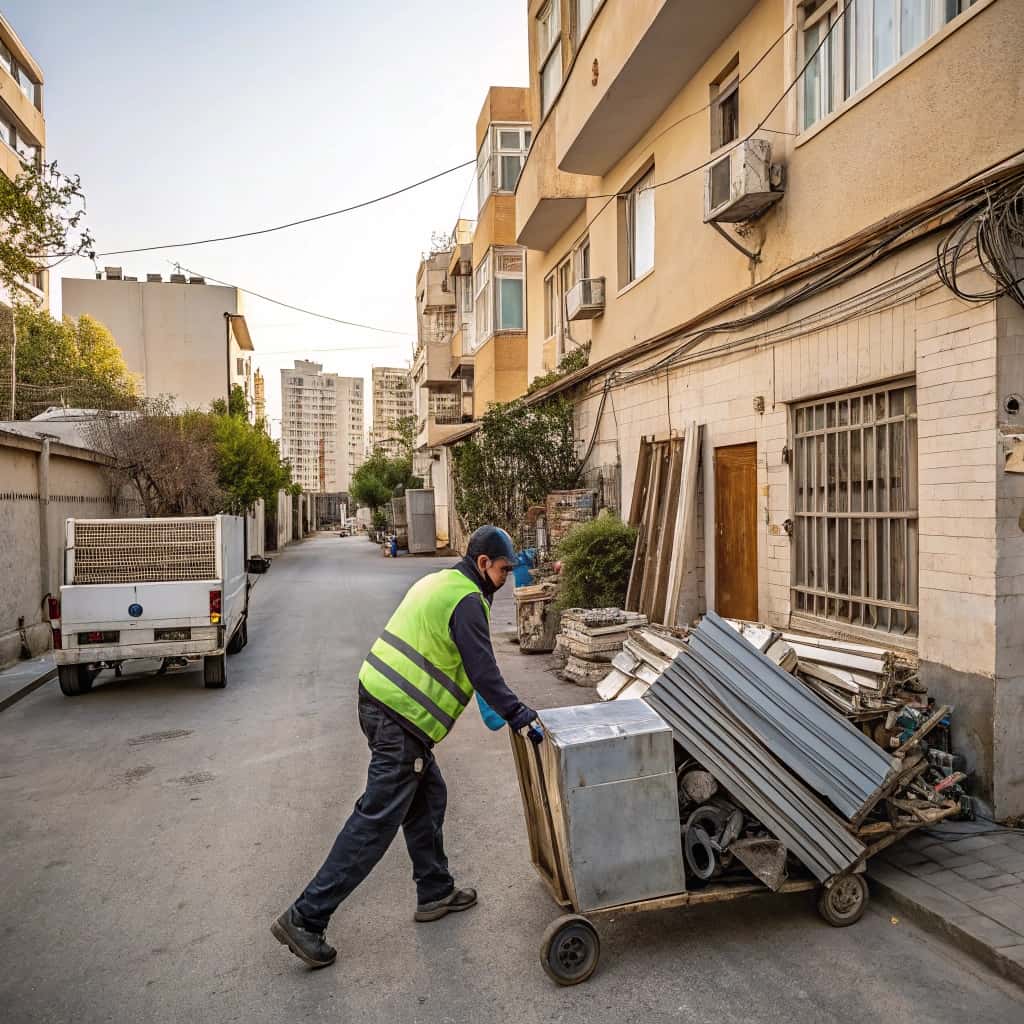 مجموعه ضایعات تهران خرید و فروش ضایعات فلزی و آهنی منزل در سراسر تهران